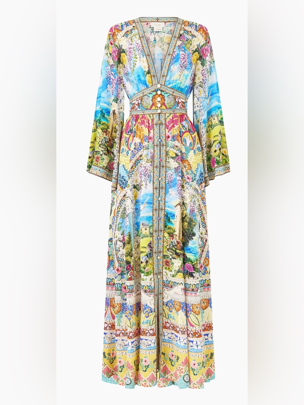 CAMILLA Navas Nouveau Silk Maxi Dress NWT | Retail $979 | Rare Luxury Designer - Picture 3 of 10